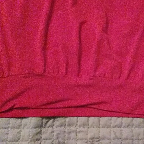 Womens red with black trim blouse - Picture 5 of 5